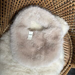 NWT Aerie Cream Faux Fur Handbag